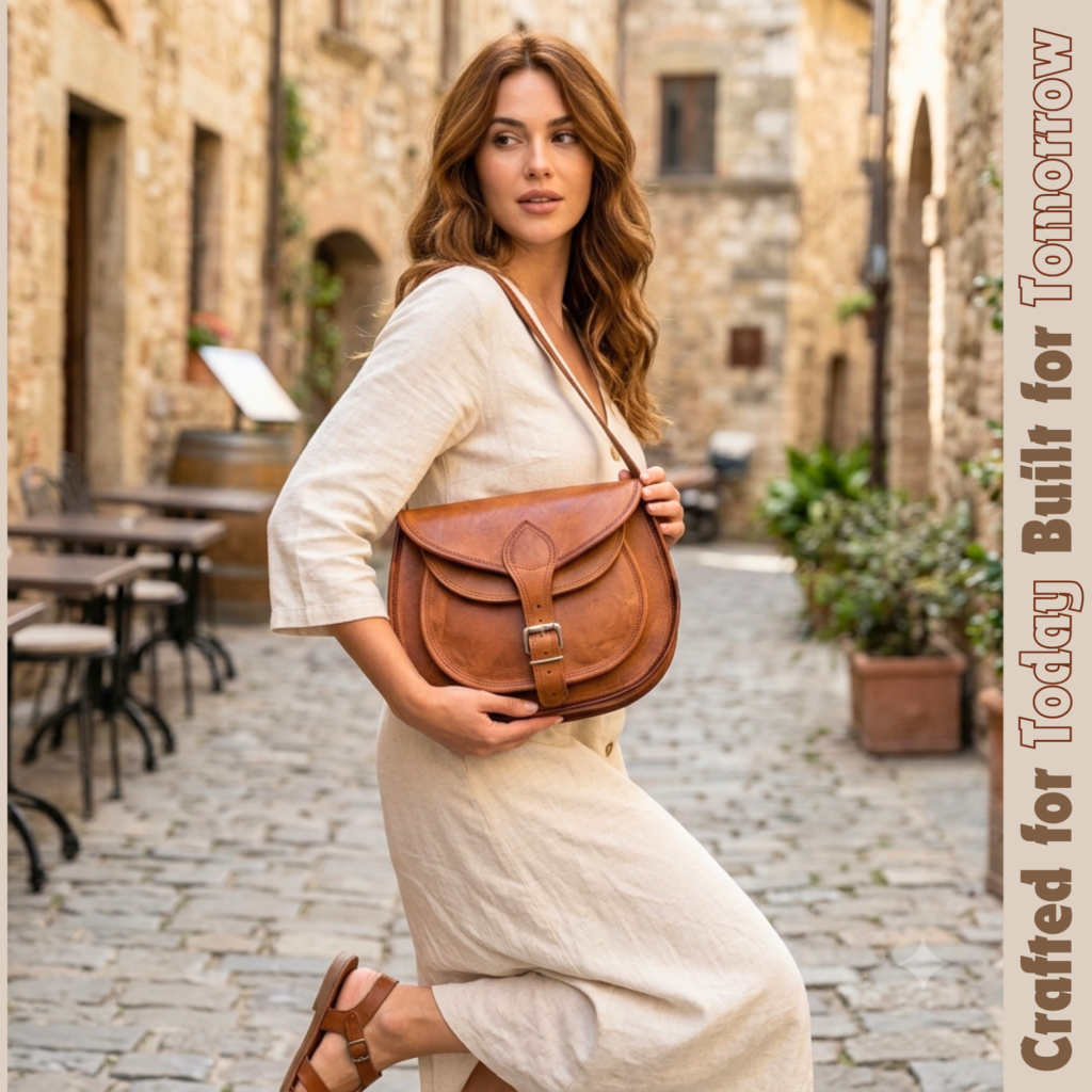 Bunkar Vintage Leather Crossbody